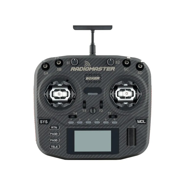 Wholesale Radiomaster Max Transmitter Remote Control Carbon Fiber Pattern Case With AG01Hall Gimbals CNC Buttons for RC Drone